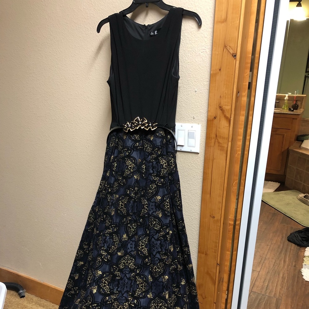 Floor length ball gown